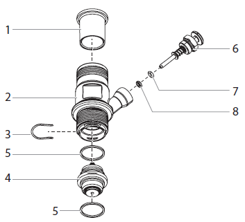 Elite 3000 Pusher Stem Assembly Parts